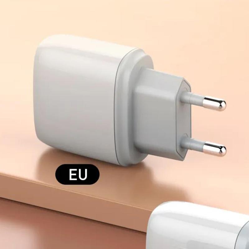 LDNIO mini gyorstöltő USB és USB-C kimenettel, USB-C kábellel, 20W